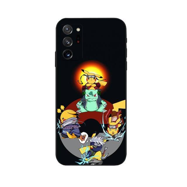 BANDAI Naruto Pikachu Phone Case Soft Silicone For Samsung Galaxy J5 J7 2016 J6 J4 Note 10 Plus Lite 9 8 20 Fundas Shell Cover