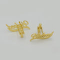 Customized Name Unique Design - Shabnam Work Cufflinks - Gift Set For Men Gift Item - New Arrival. 