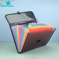 Invoice Organizer Portable Multi-layer File Organizer Bag Ideal for School Supplies Exam Papers 13 Pockets Easy to Carry with Buckle Handle Perfect for Southeast Asian Buyers Large File Folder. 