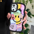 AMORVOR for Redmi Note 10 Pro Note 10 Pro Max Back Cover Smile Color Graffiti Pattern Luxury Phone Case Macaron Wave Soft Silicone Mobile Cover. 