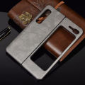 for Samsung Galaxy Fold 5G Case PU Leather Litchi Pattern Skin Hard Cover for Samsung Galaxy Fold 4G Phone Case-3. 