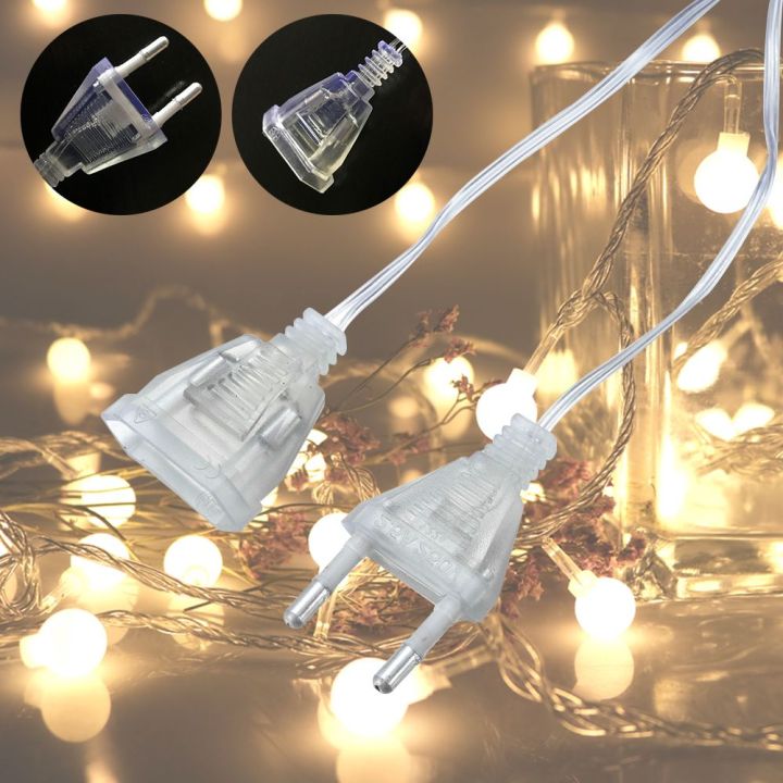 LED String Lights With Switch Transparent European Regulations ...