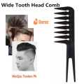 Pack Of 2 Portable Styling Comb Hairdressing Hair Comb Hair brush Professional High Quality Black Set Anti-static Makeup Haircare Hair Stylist Tool Set. 