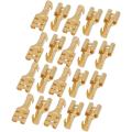 20 pcs 6 mm Electrical (Lex pin) Wire Cable Thimble Lugs Crimp Terminal Female Spade Thimble for Automobiles, Bike, Speaker, RO Water Purifier, Appliances, AC Wire Connector. 