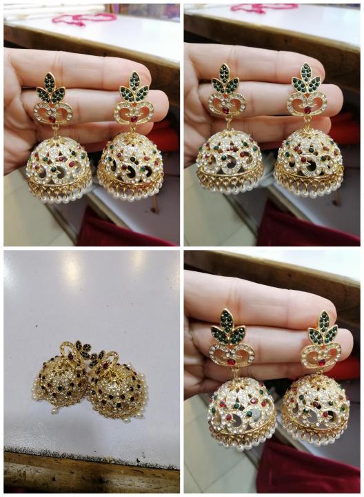 Indian jhumka earings