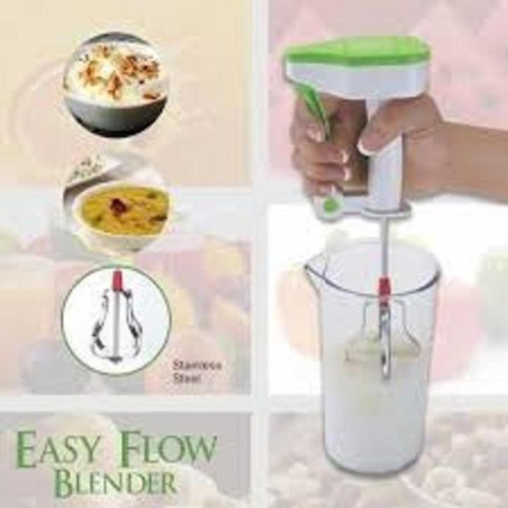 Automatic Mixer Egg Beater Manual Self Turning Stainless Steel Whisk Hand Blender Egg Cream, Easy flow blender 5x faster