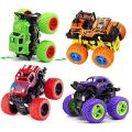 Mini Monster Trucks Friction for Kids Big Rubber Tires Mini Rock Crawler. 