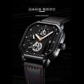 Swiss Genuine Same Automatic Men's Watch Waterproof Square Fashion Business Trends Calendar Quartz Watch Men. 