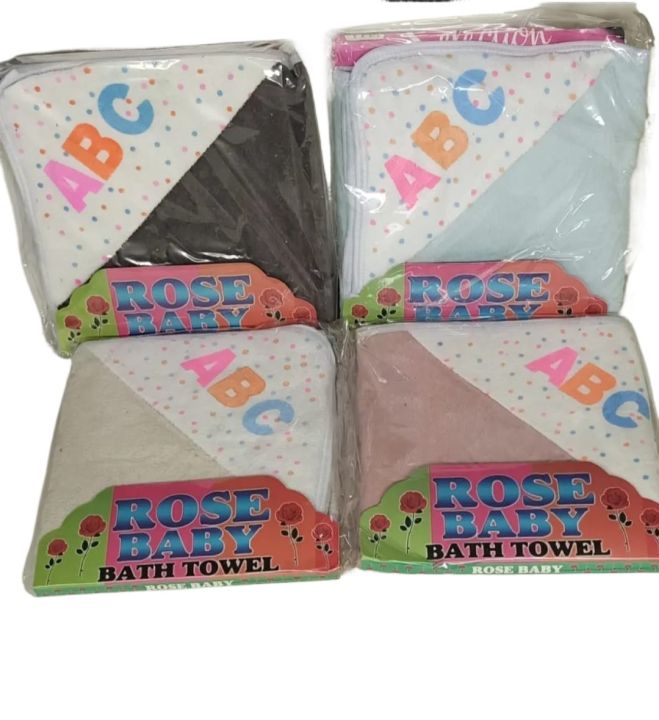 Baby Bath Towel for New Born Baby, Soft Stuff, ABC Print