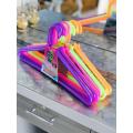 Hanger - Plastic Hanger - Hangers Large Pack of 12 (Multicolors High Quality Extra Large Hangers). 
