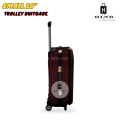 20-Inch Softside 2-Wheel Trolley Suitcase with Combination Lock. 