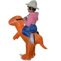 Inflatable Dinosaur Costume. 