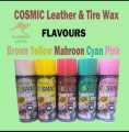Cosmic kangaroo leather and tyre wax spray. 