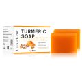 Turmeric Whitening Soap Bar 2x65g Brighten Deep Cleaning For Dark Spots Fades Scars Even Skin Tone Hand Make Smooth Skin. 