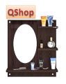 Wooden Dressing table / wall mirror DIY Wall Mounted Fabulous mirror with shelves Dressing Table. 