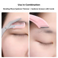 Curved Moon Eyebrow Repair Tool with Eyebrow Comb Eyebrow Cutting Eyebrow Beauty Makeup Sorting Set Eyebrow Scraper Accessories. 