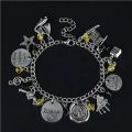 【Top mobile】Hamilton Music Charm Bracelet Musical "Rise Up" Bracelet Music Symbol Hand Accessoreis. 