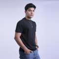 T Shirt For Men & Boys - Black (Premium Quality). 