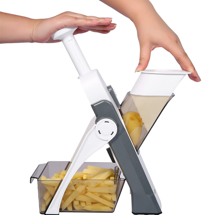 Mandoline Slicer Safe Vegetable Cutter Brave spring Vegetable Chopper Multi-purpose Food Vegetable Slicer for Kitchen