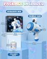 Bubble Guns for Kids, Space Bubble Machine Guns for Toddler Boy, Bubble Maker Blaster With LED Light, Bubble Blower for Party Favors, Summer Outdoor Wedding Bubbles Toys, Gift for Boys and Girls Non Liquid Messy Bubble Gun With Attached Bottle System. 