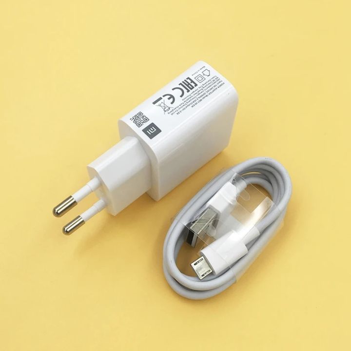Original Xiaomi Charger 10W 5V2A EU/US Power Adapter Micro USB Cable For Mi Play S2 3 4 Redmi 3S 4 5 7A 9A 10A Note 3 4 5 6 Plus