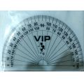 Student Geometry / D / Mathematical D / Protractor /Plastic Protractor 180 Degree Transparent D (1 Pcs). 