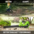 Greenworks 40V Cordless String Trimmer and Leaf Blower Combo Kit, 2.0Ah Battery and Charger Included. 