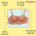 SHOPBOP Bra for Girls Half Padded Bra Non Wired Bra Push Up Bra - Multicolour. 