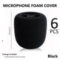 6 PCS Microphone Covers Microphone Windscreen Sponge Cover Hand Mic Foam Cover Protective Cap for Handheld Mic. 
