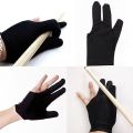 Professional 3 Finger Nylon Billiard Gloves Pool Cue Shooters Snooker Gloves. 