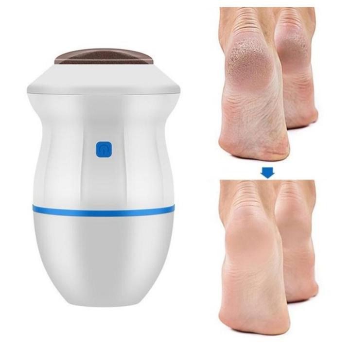 Portable Electric Foot Grinder Electronic Foot File Pedicure Tools Callus Remover Feet Care Sander with Grind Head for Cracked Heels Dead Hard Dry Skin