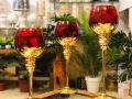 3 piece  candle stand set made with high quality glass. 