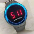 Round LED Digital Sports Watch for Boys/Girls/Kid's With Normal Box / Silicon Strap / Colors Available / Time Watch. 