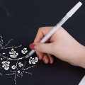 Pack of 3pcs Keep_Smiling White Gel Pen 0.8mm Gelly Roll White Gel Pen for Sketching and Drawing. 
