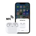 Airpods Pro 2 Master Copy True Wireless Earbuds-Bluetooth 5.1-White Color-Superior Audio Quality-Super Bass Sound-NFC-Compatible with All Your Phones - Redesigned Charging Case. 