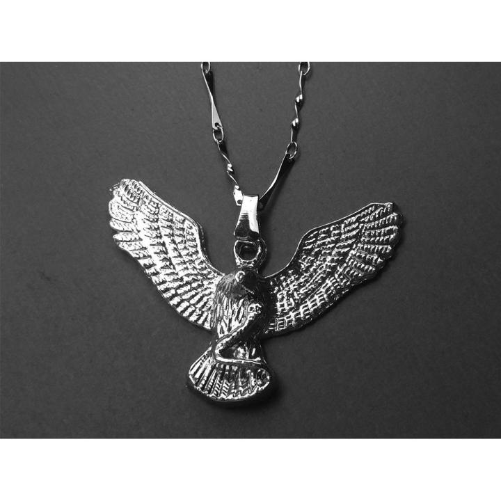 Silver/Black%20Stainless%20Steel%20Eagle%20Locket/Pendant/Necklace%20for%20Men/Boys%20-%20Image%202