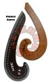 French Curve Scale  for Sewing Armhole Drawing, Neck Drawing and shoulder shapes. 