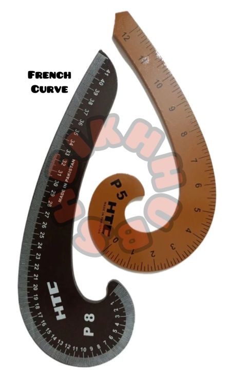 French Curve Scale  for Sewing Armhole Drawing, Neck Drawing and shoulder shapes