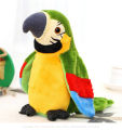 Talking Parrot Repeats What You Say Electronic Interactive Plush Toy Stuffed Animal Record Parrot Waving Wings Funny Bird Toys for Children Girls Boys Best Gift. 