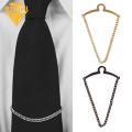 BODHI Necktie Clutch Non-oxidizing Men Tie Chain Tack Clip Locking Pin. 