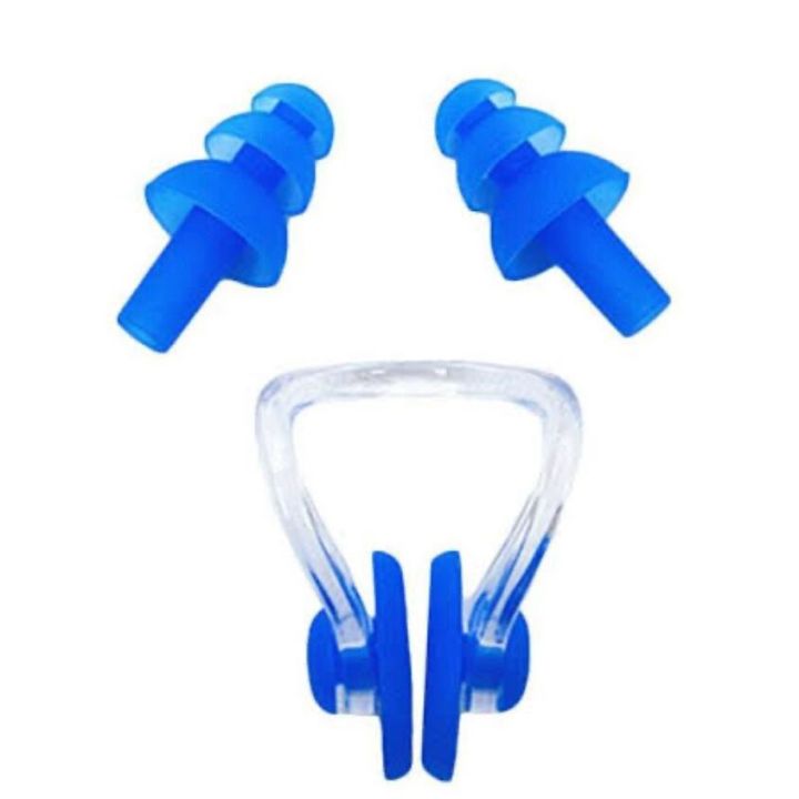 Swimming%20Air%20plugs%20and%20Nose%20clips%20(Box%20packed)Imported,%20Genuine%20Quality%20-%20Image%202