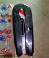 Black Plastic Mudguard set & Black Chain cover For All 70Cc Motorcycle Bike. 