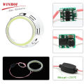 Led Angel Eyes White Red Blue Yellow Moto Halo Ring Light Angel's Eye Headlamp DRL Daytime Running Lamp Led Bulb Car Accessories. 