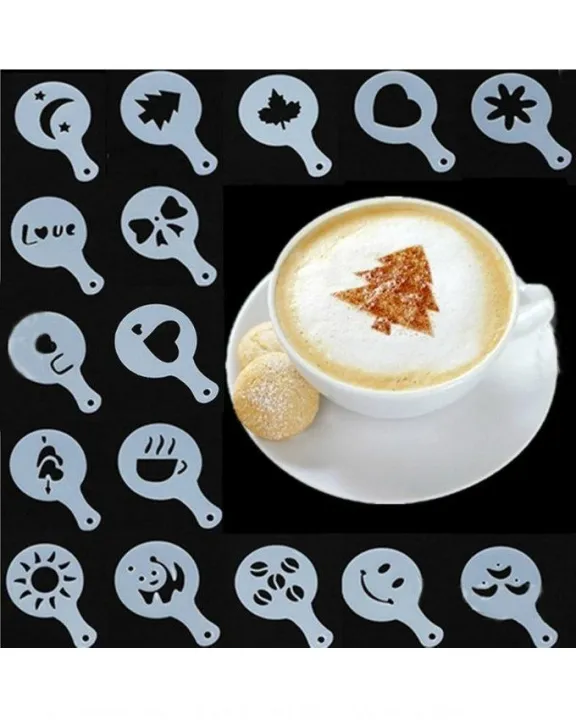Pack%20Of%2010%20Coffee%20Art%20Stencil%20Random%20Design%20-%20Image%206