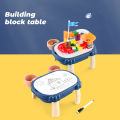 Drawing Projector Table Toy Projection Machine Electric Dinosaur Small Ball Shooting Game Decool Building Blocks Bricks Painting Board Doodle Tables Educational Toys For Toddlers & Kids Preschooling Early Age Learning Playset Best Gift For Children & Kid. 