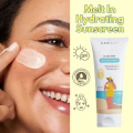 Klean Beauty - Melt In Hydrating Sunscreen | Cream Sunscreen | Water Resistant | Non-Greasy | sunblock | Korean glass skin |  Barrier repair | SPF 60 | Glass skin | Glow | Nourishing | Anti-aging | Sensitive skin | Light-weight. 
