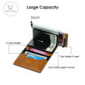 Vocoal Card Holder Men Wallet Money Bag Male Vintage Black Short Purse PU Leather Fashion Wallets Slim Thin Wallets. 