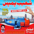 SHOAIB Worm Pump 1hp - Model 0.37 - 100% Copper Wire - Suction 100feet - Head 100feet - Zero Maintenance With Warranty. 