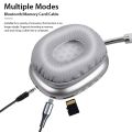 Wireless Bluetooth 5.0 over-ear Headset Subwoofer Stereo Ultra-Long Battery Life Headphones Supports Memory Card MP3 Playback 3.5mm. 