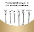 [PACK OF 2 ] Ear Wax Cleaning Kit, 6 Pcs Ear Pick Tools, Wax Removal Kit, Ear Cleaning Tool Set, Spring Earwax Cleaner Tool for Children and Adult 2Pcs Multicolor. 